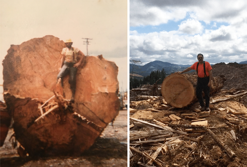 Frank Gage logger over a lifetime