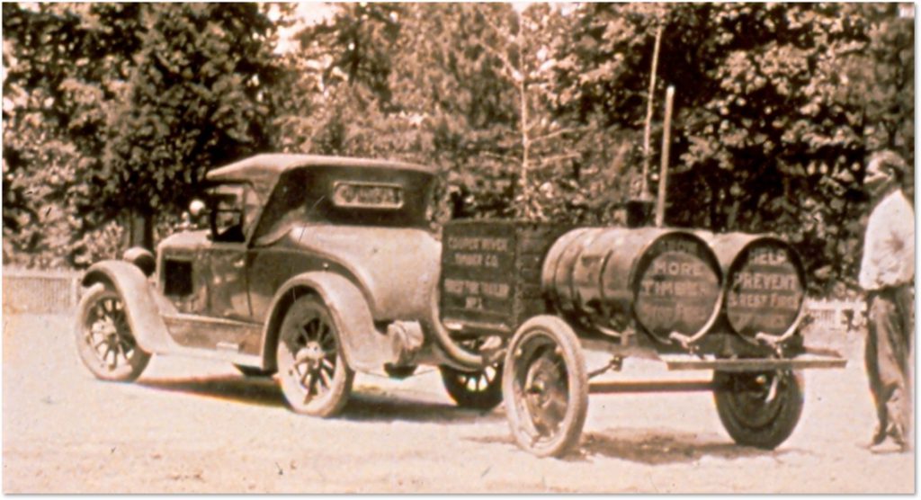 Old New England Forestry Fire Engine