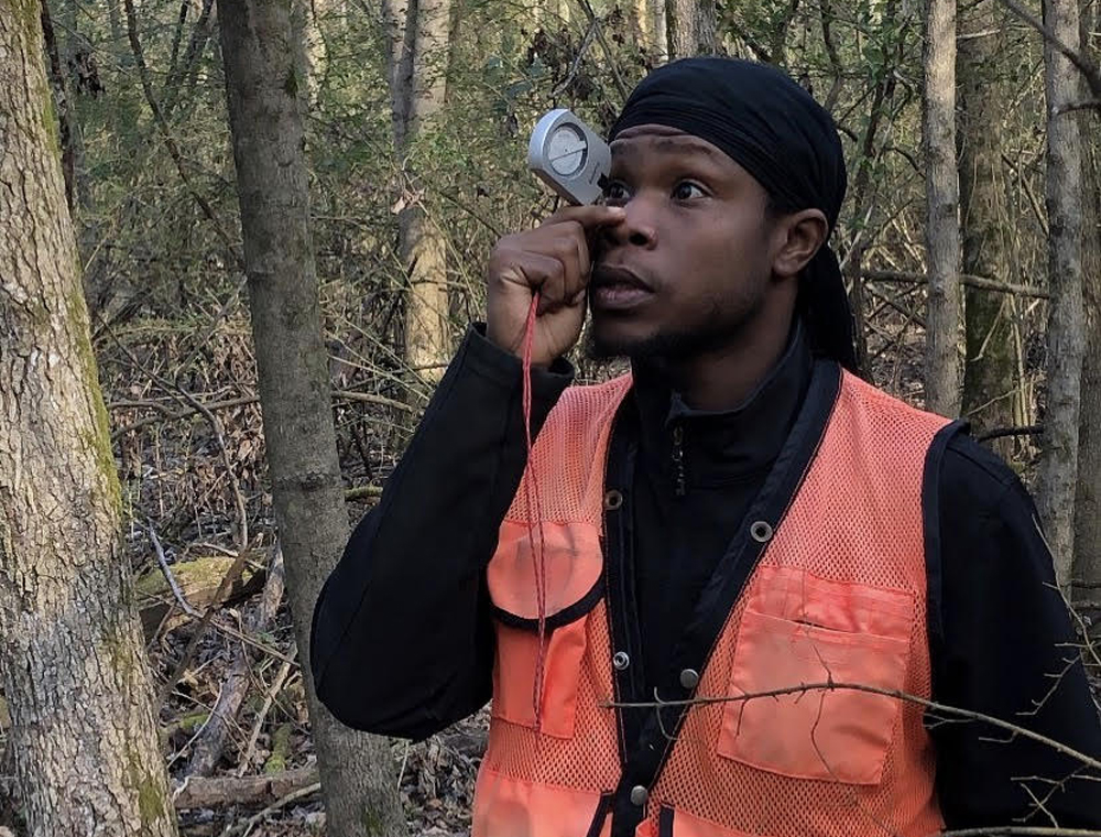 AAMU forestry student timber cruise