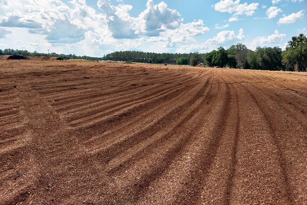 Derby Gold mulch reuse
