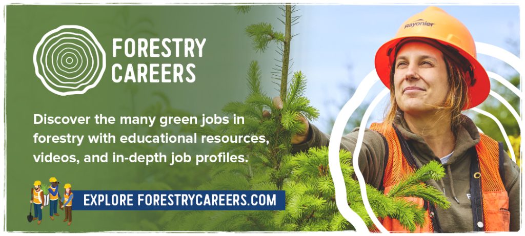 Learn more about careers in forestry.